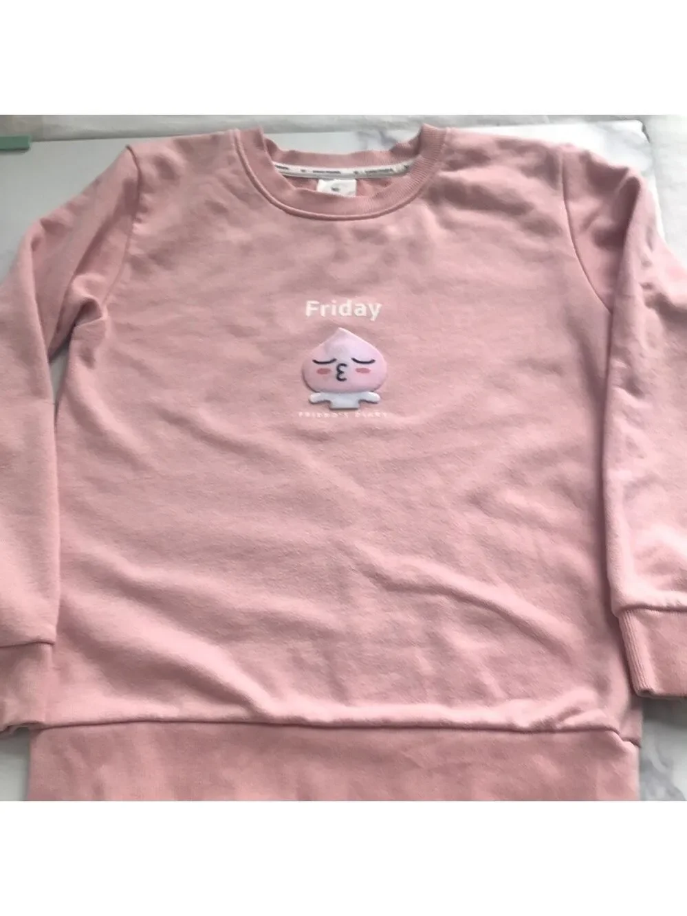 Kakao Friends Apeach Pullover Sweatshirt Size Girl's Large / Unisex
